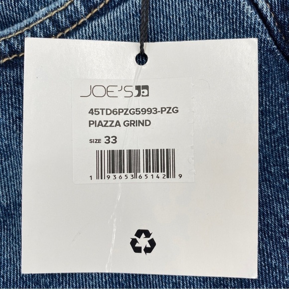 NWT Joe’s Jeans Blake Wide Leg Crop High Rise Vintage Heirloom Blue Jean Size 33 - Picture 9 of 12